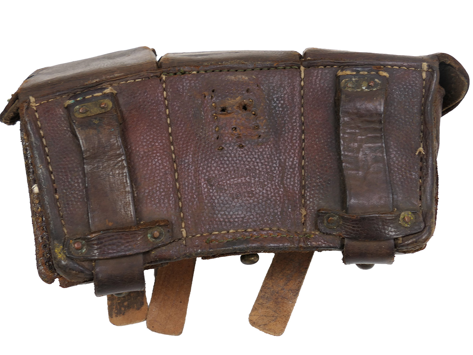 2x Ersatzteilträger Original WK1 Patronentasche Bastlerstücke unvollständig COLLECTION BATTLE WORN