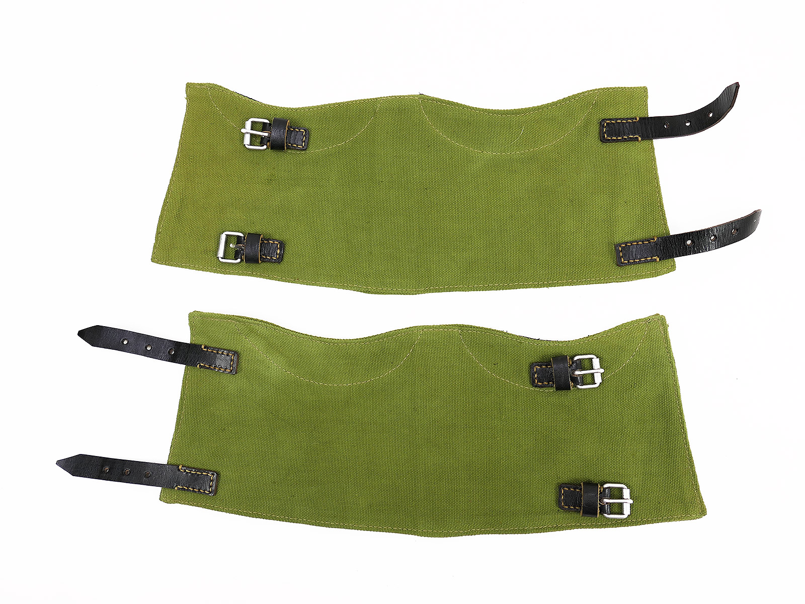 #3/ Wehrmacht Paar Vintage Gamaschen * Handcrafted * für Schnürstiefel 