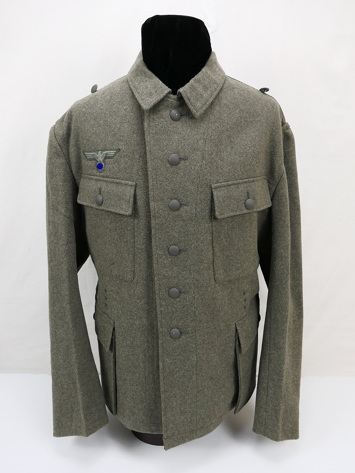 Wehrmacht  M43 Feldbluse Uniform mit Brustadler Gr.58