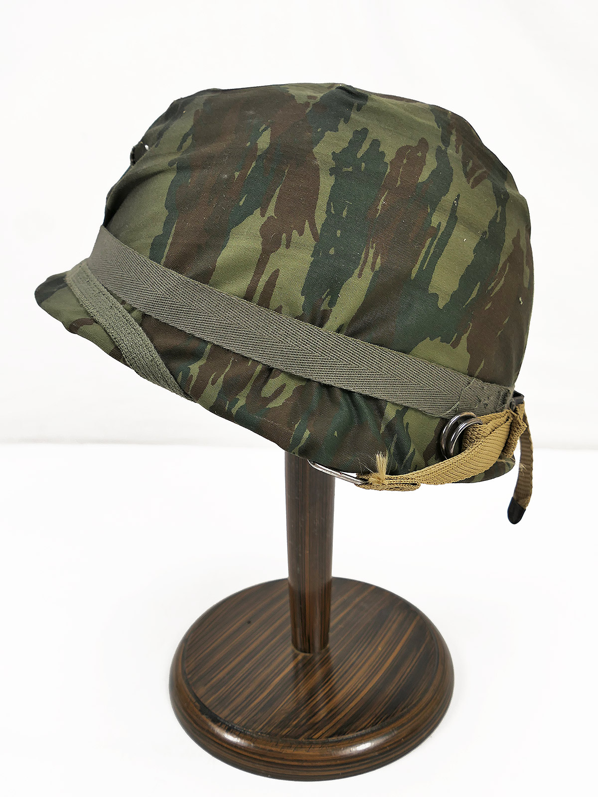 #1/ Greek / French ARMY TYP M1 Stahlhelm / Liner  mit LIZARD Helmbezug