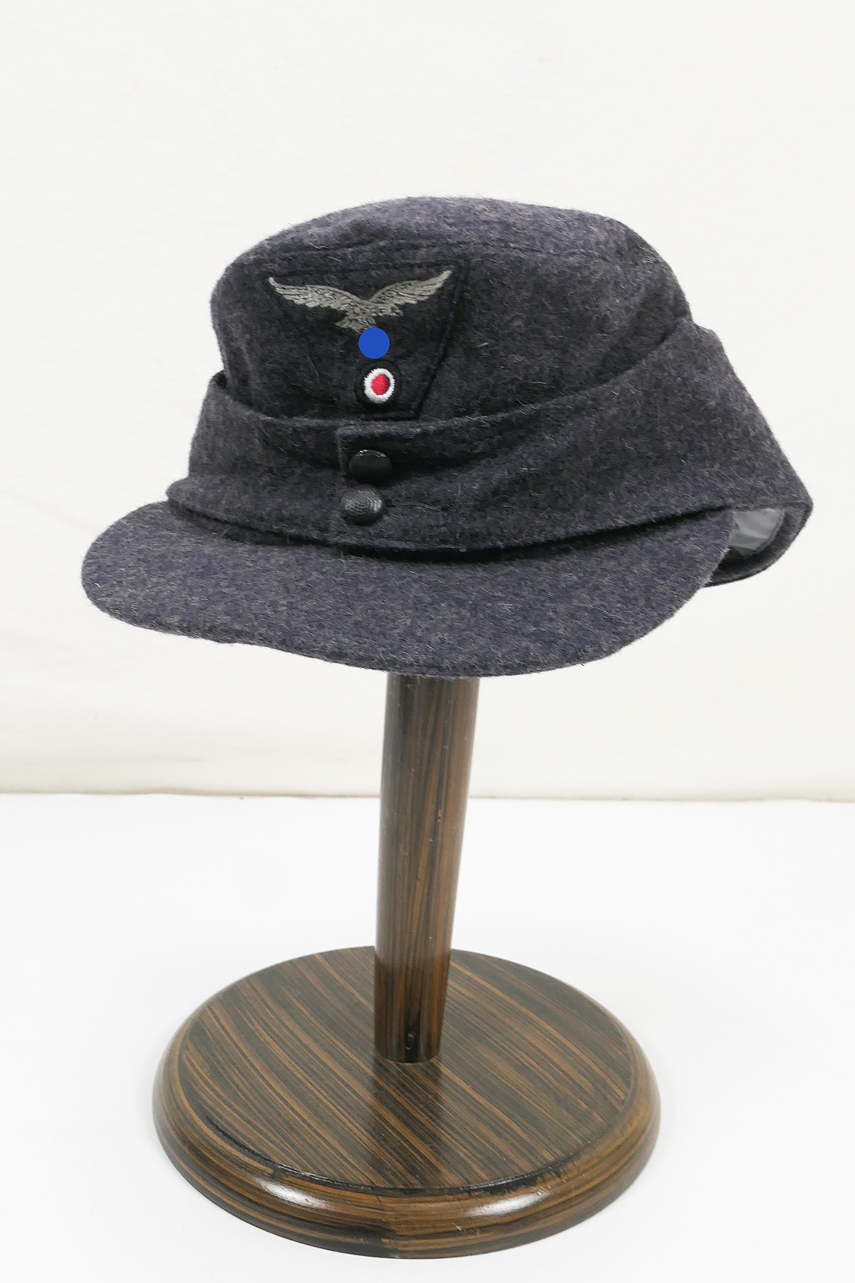 Luftwaffe M43 Feldmütze Gr.56 Mannschaften M1943 mit Kokarde und Mützenadler