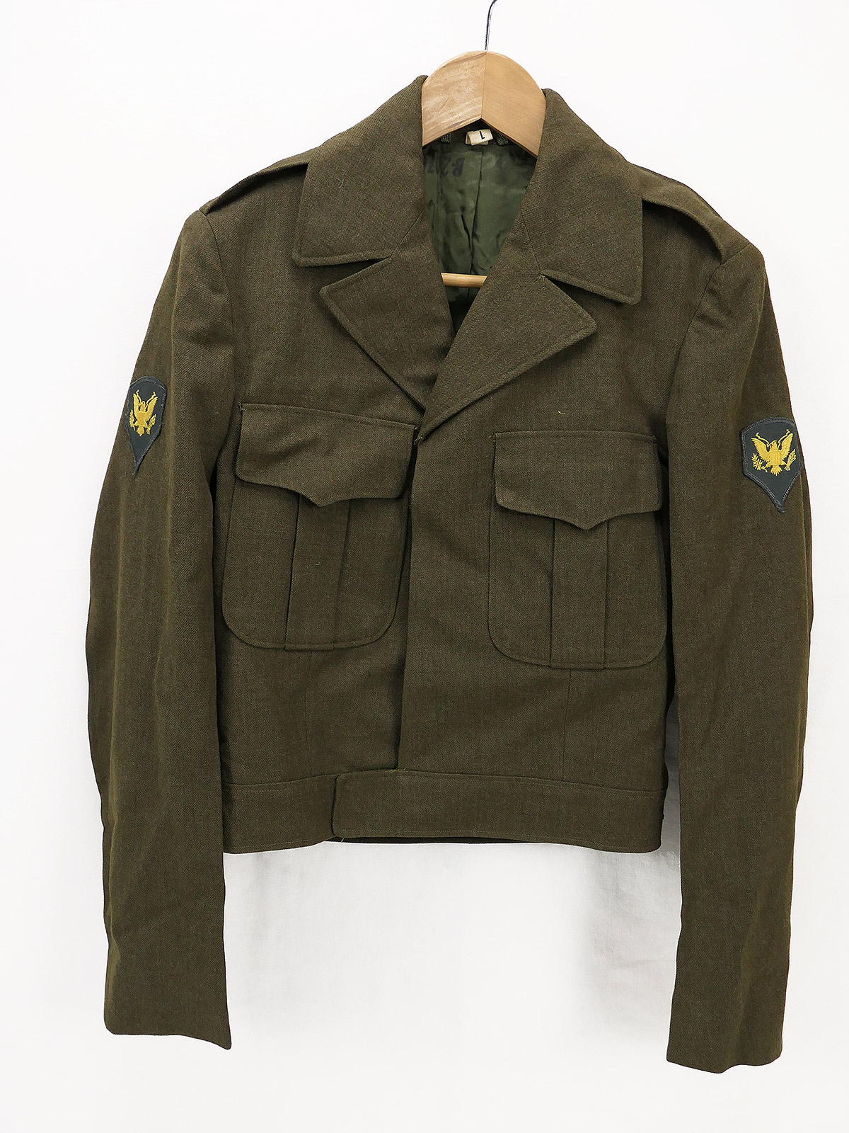 US ARMY Ike Jacket kleine Größe Uniform Jacke 34L 1950's Korea