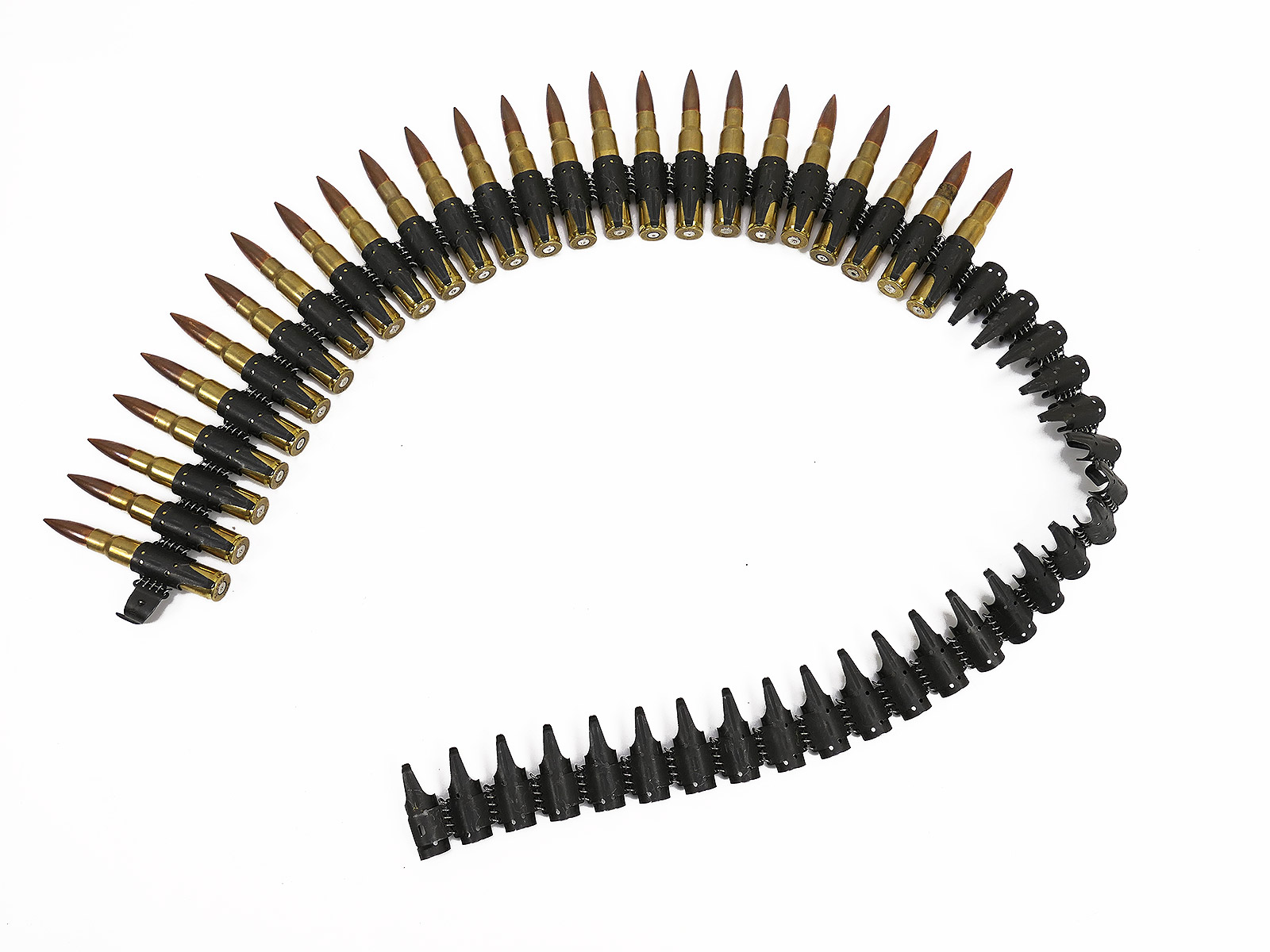MG42 MG34 Patronengurt / Munitionsgurt 8x57 25x Deko Patronen auf MG Gurt