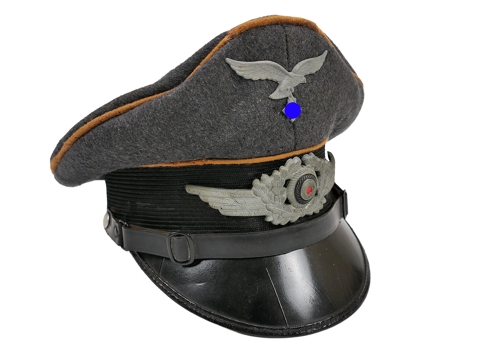 Original LUFTWAFFEN Schirmmütze Flieger Fallschirmjäger komplett effektiert COLLECTION