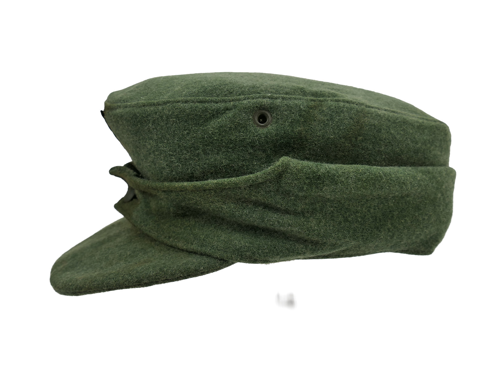 Wehrmacht M43 Feldmütze M1943 mit Trapez Effekten Mützenadler Gr.58 BATTLE WORN