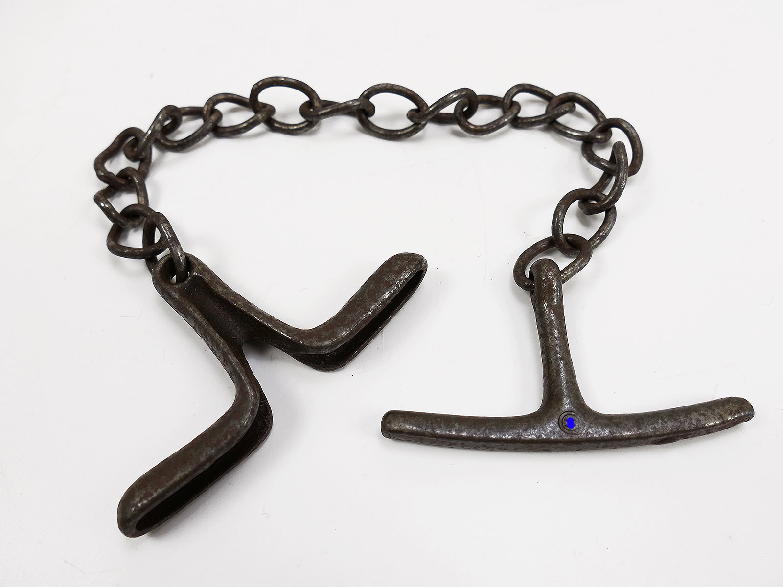 #3 SS Hand Knebel Knebelkette Abführ-, Vorführ- oder Knebelkette ANTIK 