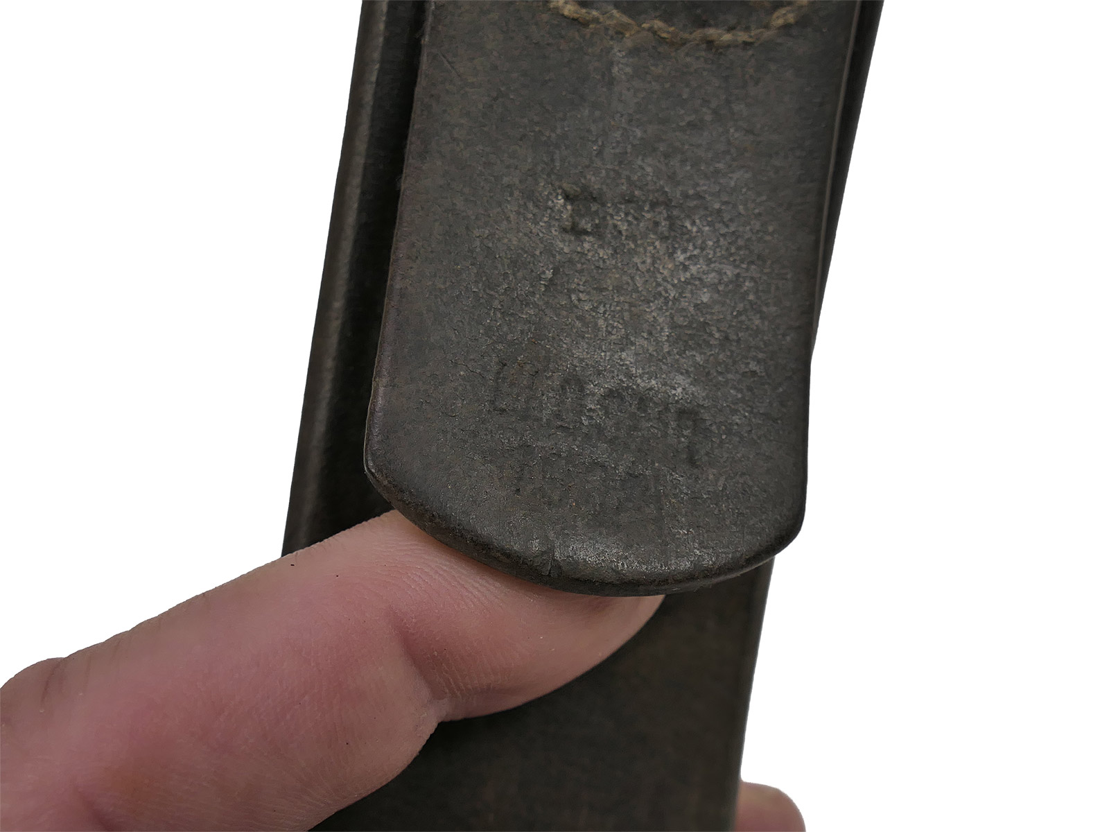 Wehrmacht / Luftwaffe Koppel / Koppelriemen Lederkoppel 98cm 1938 datiert COLLECTION BATTLE WORN