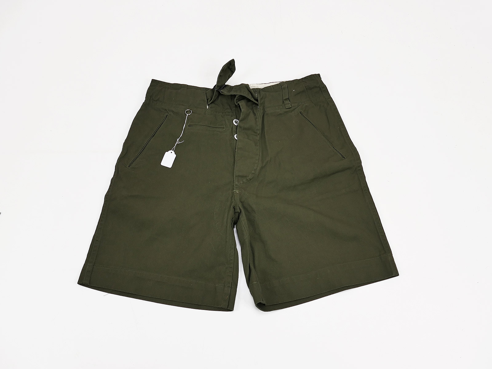 Einzelstück Wehrmacht DAK Afrikakorps Heer Tropenhose oliv kurz Tropen Uniform Shorts Gr.48