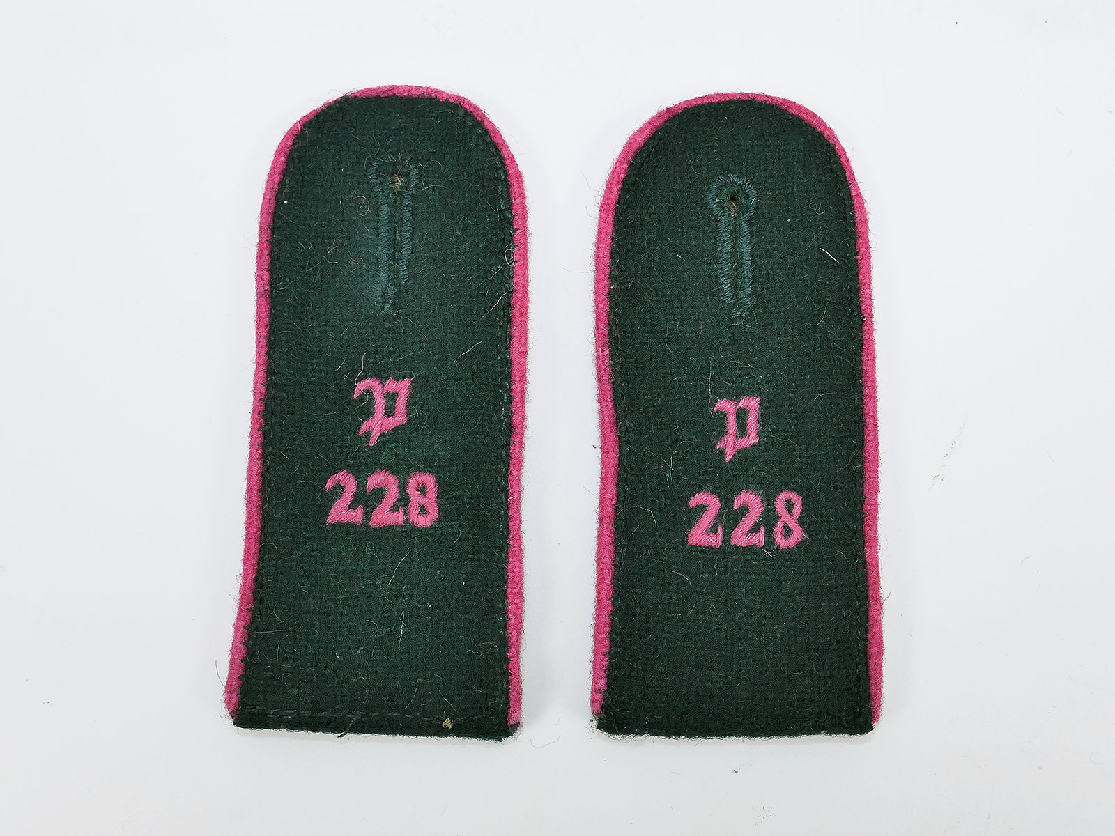 Schulterklappen Panzerjäger 228 Feldbluse M36