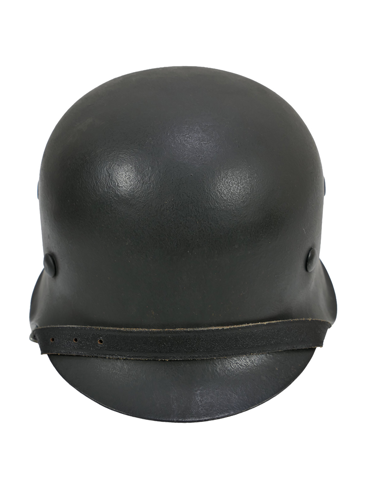 Original Luftwaffe Stahlhelm M42 ET64 mit Helmfutter u. Kinnriemen Gr.57 BATTLE WORN