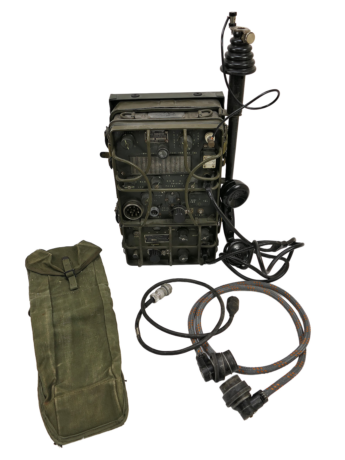 US ARMY WW2 Funkgerät Radio Transmitter Signal Corps from BC-1306 Transmitter / Receiver COLLECTION BATTLE WORN 