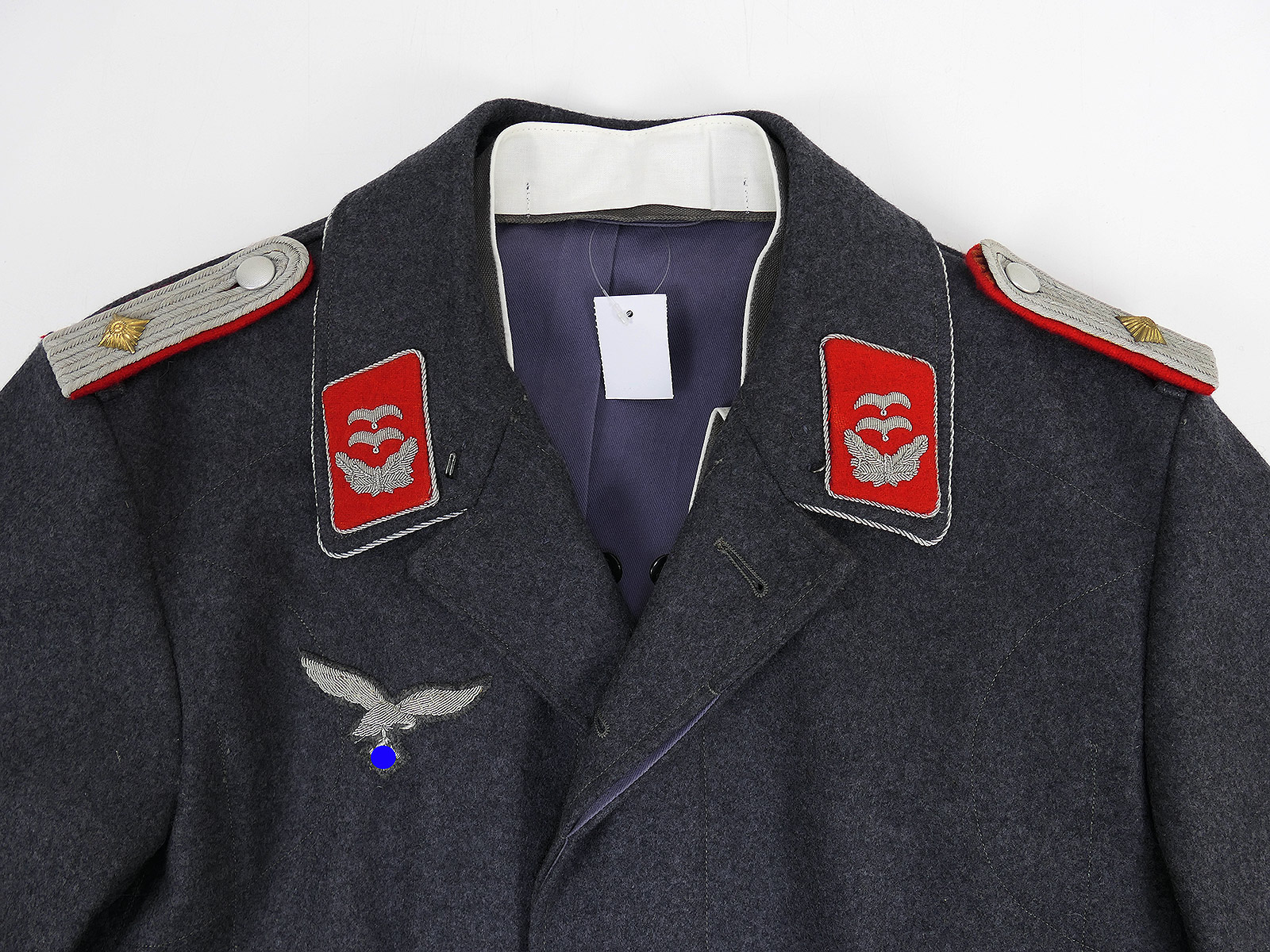 Antike WK2 Luftwaffe Fliegerbluse Oberleutnant FLAK Uniform COLLECTION BATTLE WORN