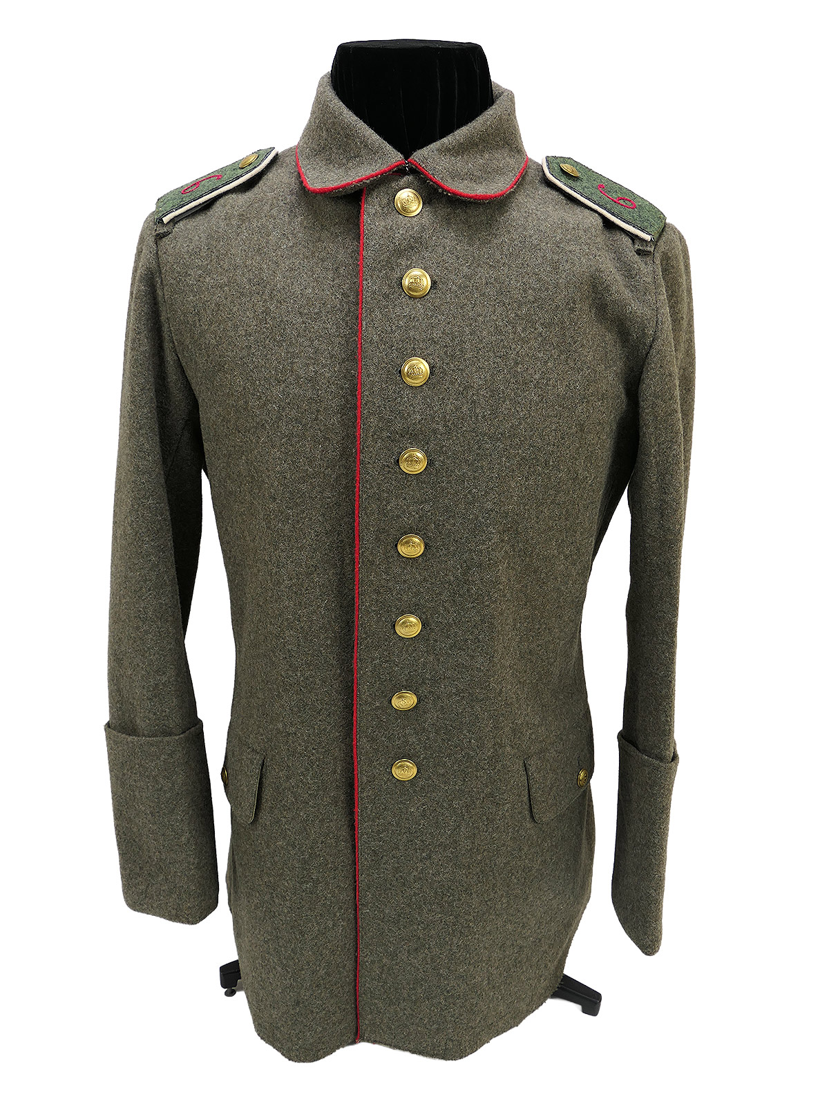 Einzelstück WK1 Feldrock M1910 / M1914 Waffenrock Kaiserlich Preußen M10/14 COLLECTION