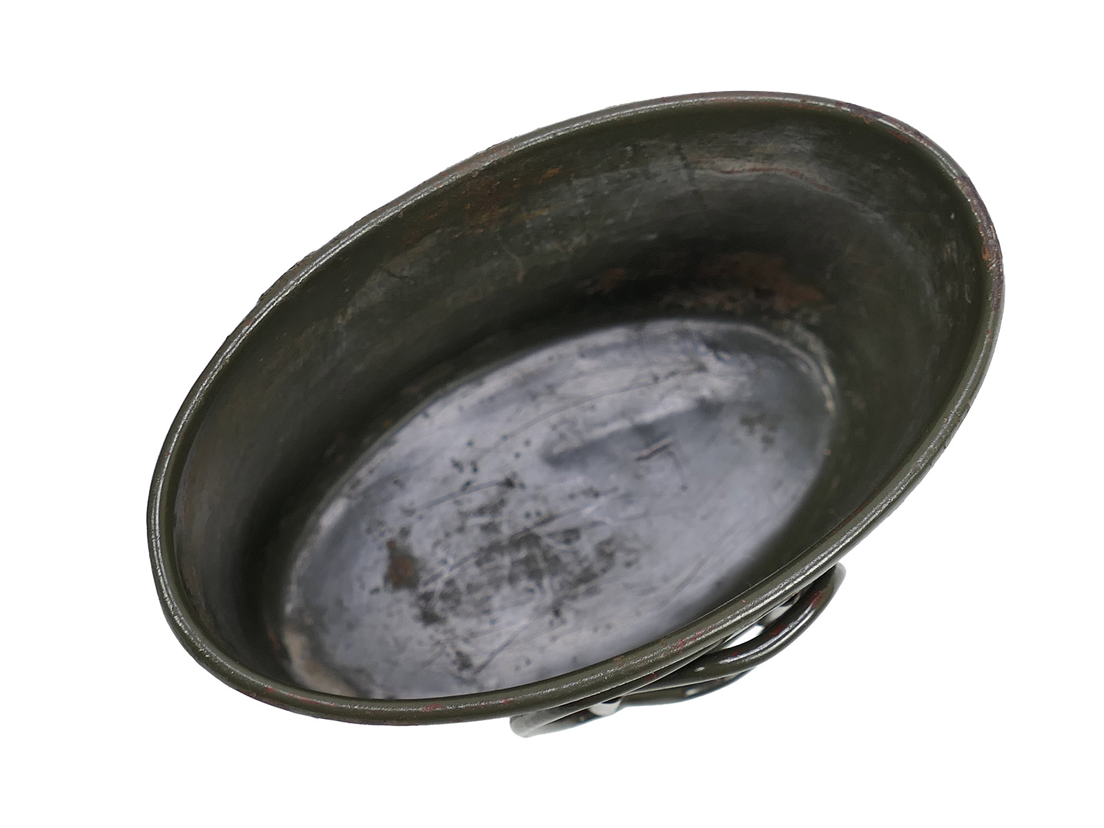 Wehrmacht Feldflasche MN42 mit Stahl Becher Wasserflasche TOP COLLECTION BATTLE WORN