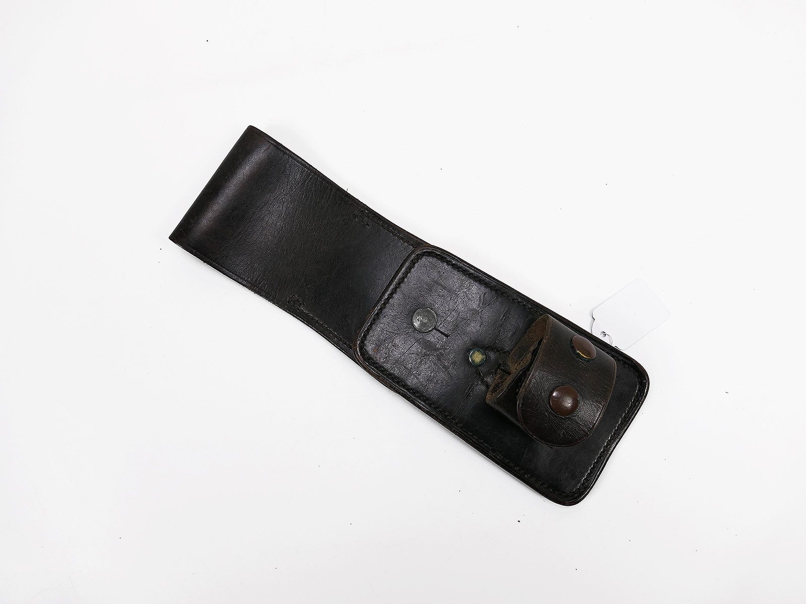 Original US ARMY MP Schlagstock Halter Leder Military Police 1946 Korea Vietnam