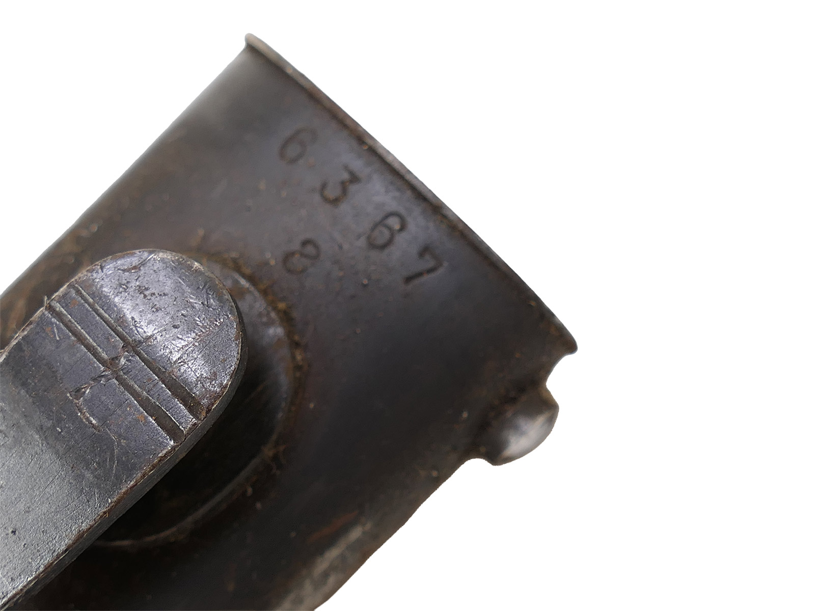Wehrmacht Bajonett M84/98 Jos Corts 1940 Karabiner K98 / Seitengewehr mit Scheide BATTLE WORN