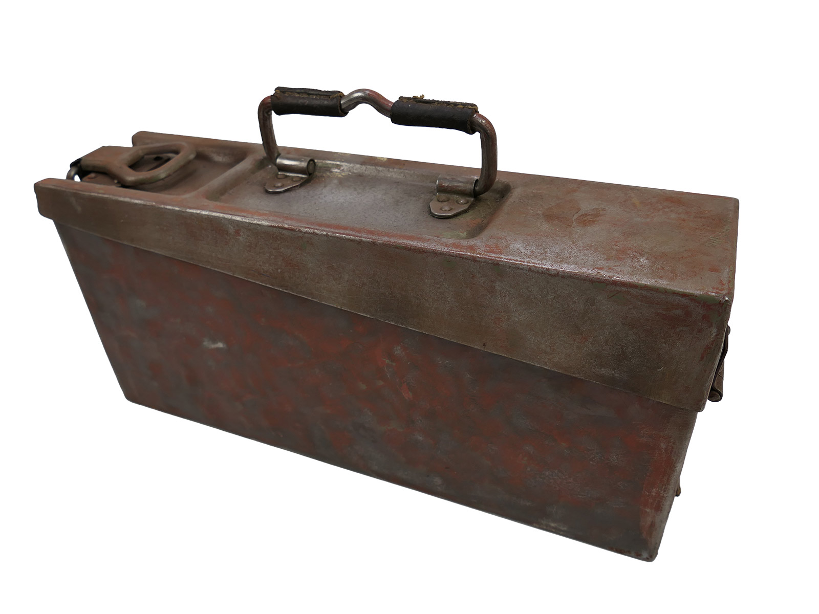 #2/ Typ Wehrmacht MG 34/42 Patronenkasten 41 Gurtkasten BATTLE WORN
