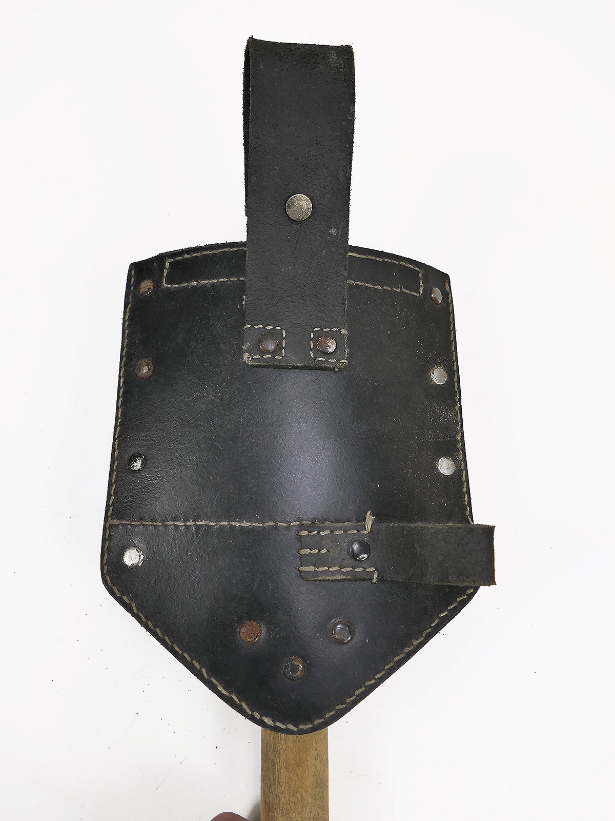 WW2 Wehrmacht Original Klappspaten mit Klappspatentasche 1.Modell Spatentasche COLLECTION