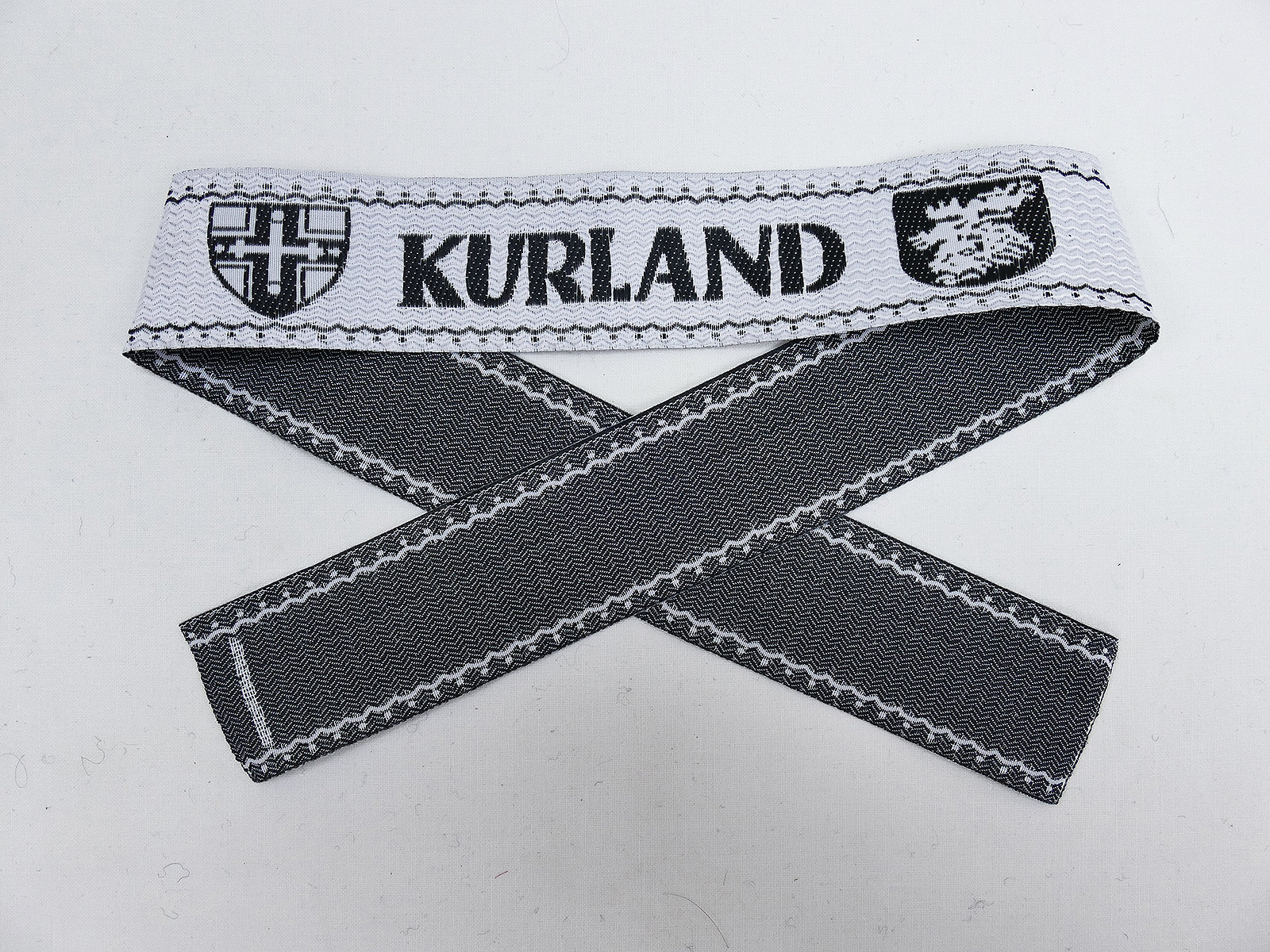 Wehrmacht Elite BEVO Ärmelband KURLAND Ärmelstreifen
