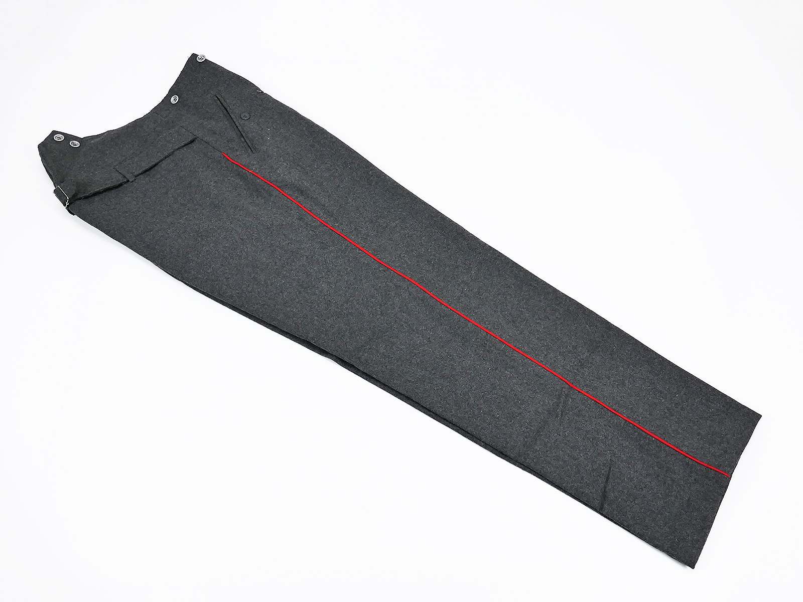 P1368197 WK1 Alte Armee M1907/10 Feldhose steingrau mit roter Biese Uniformhose