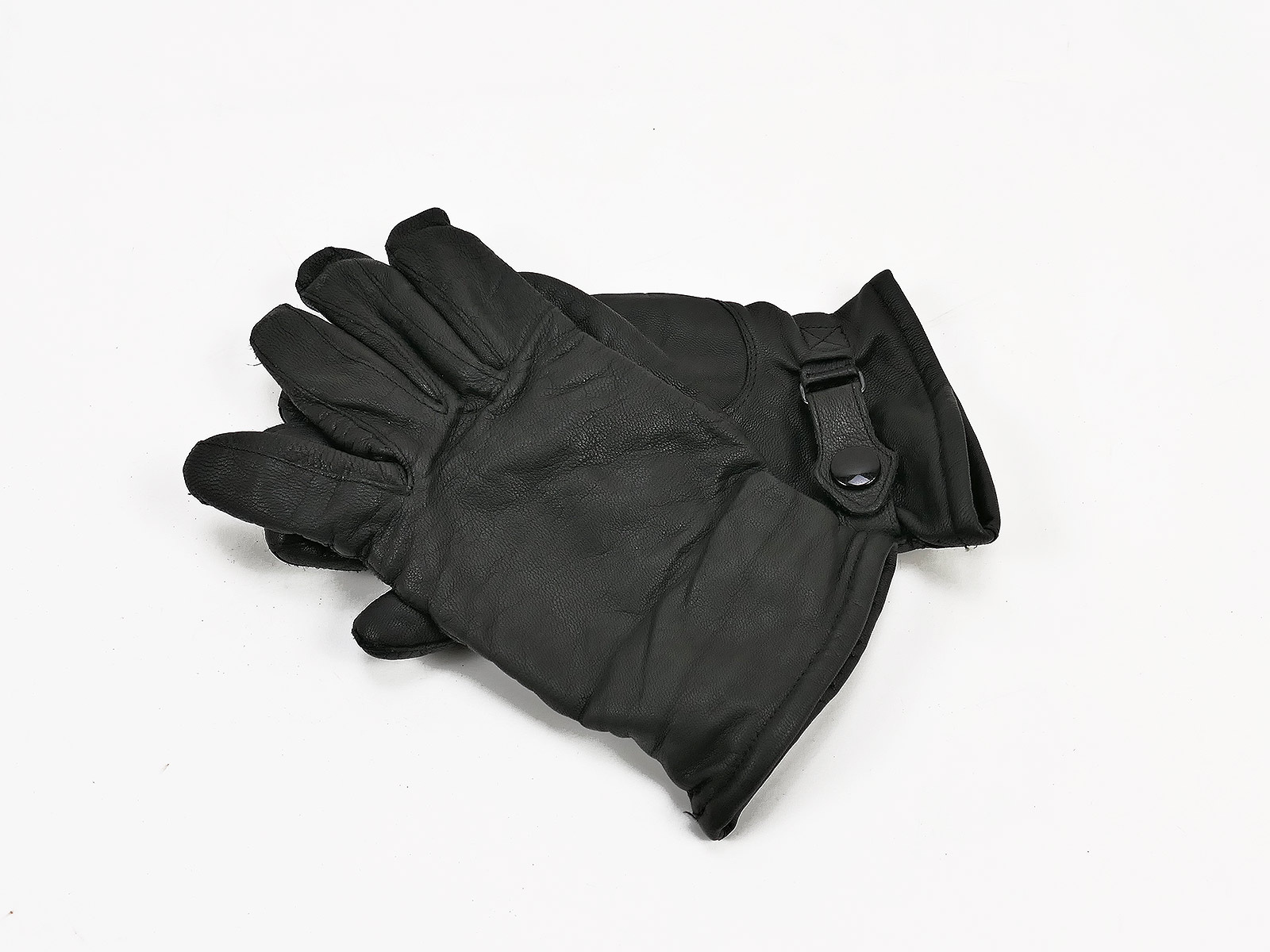 Offiziers Leder Winter Handschuhe Nachkrieg Fingerhandschuhe Gr. 8.5 TOP Lederhandschuhe PRYM