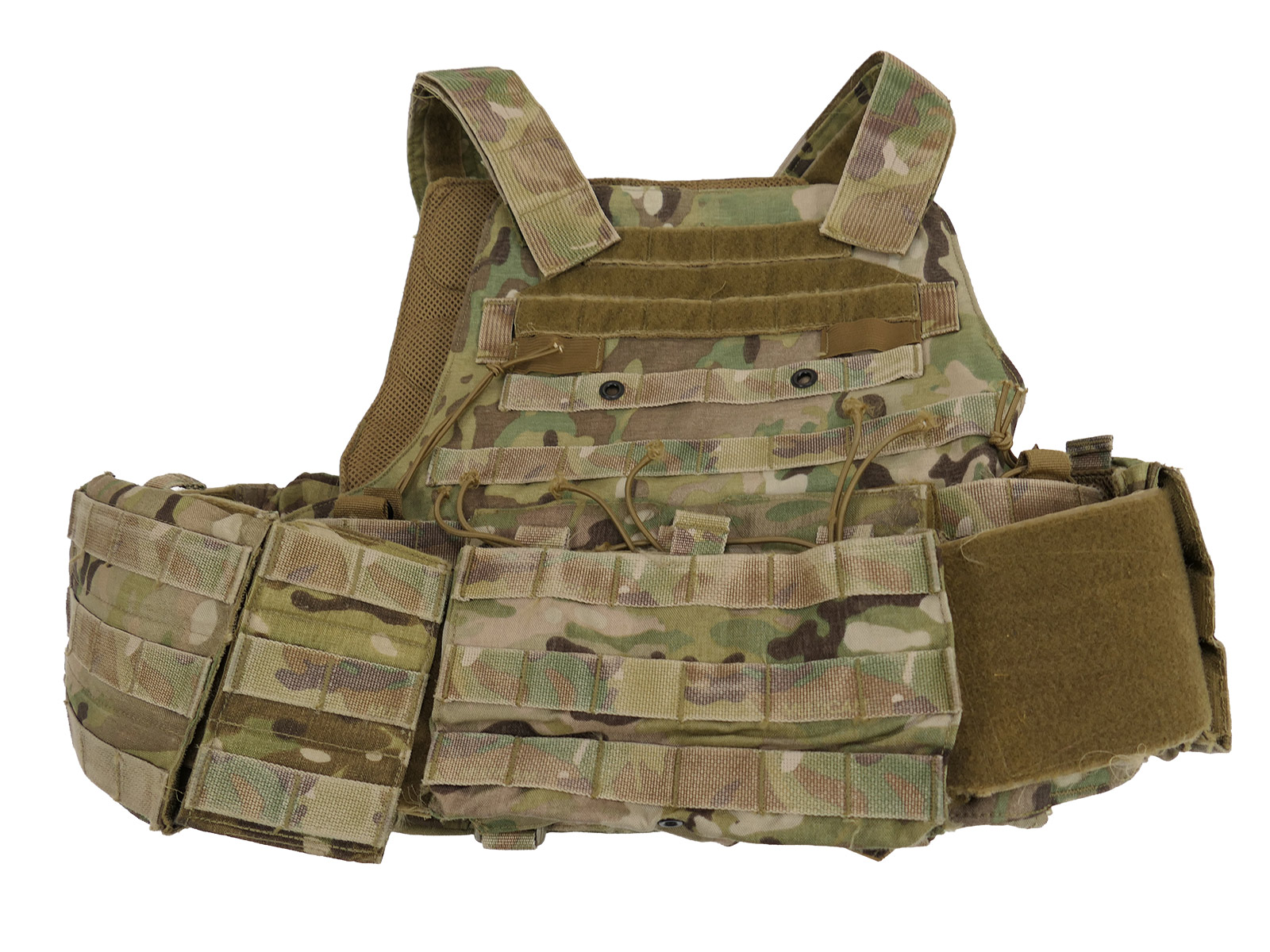 #4/ Dänemark Danish Army MultiCam Plate Carrier Plattenträger Einsatzweste Body Armor Gr. S/M