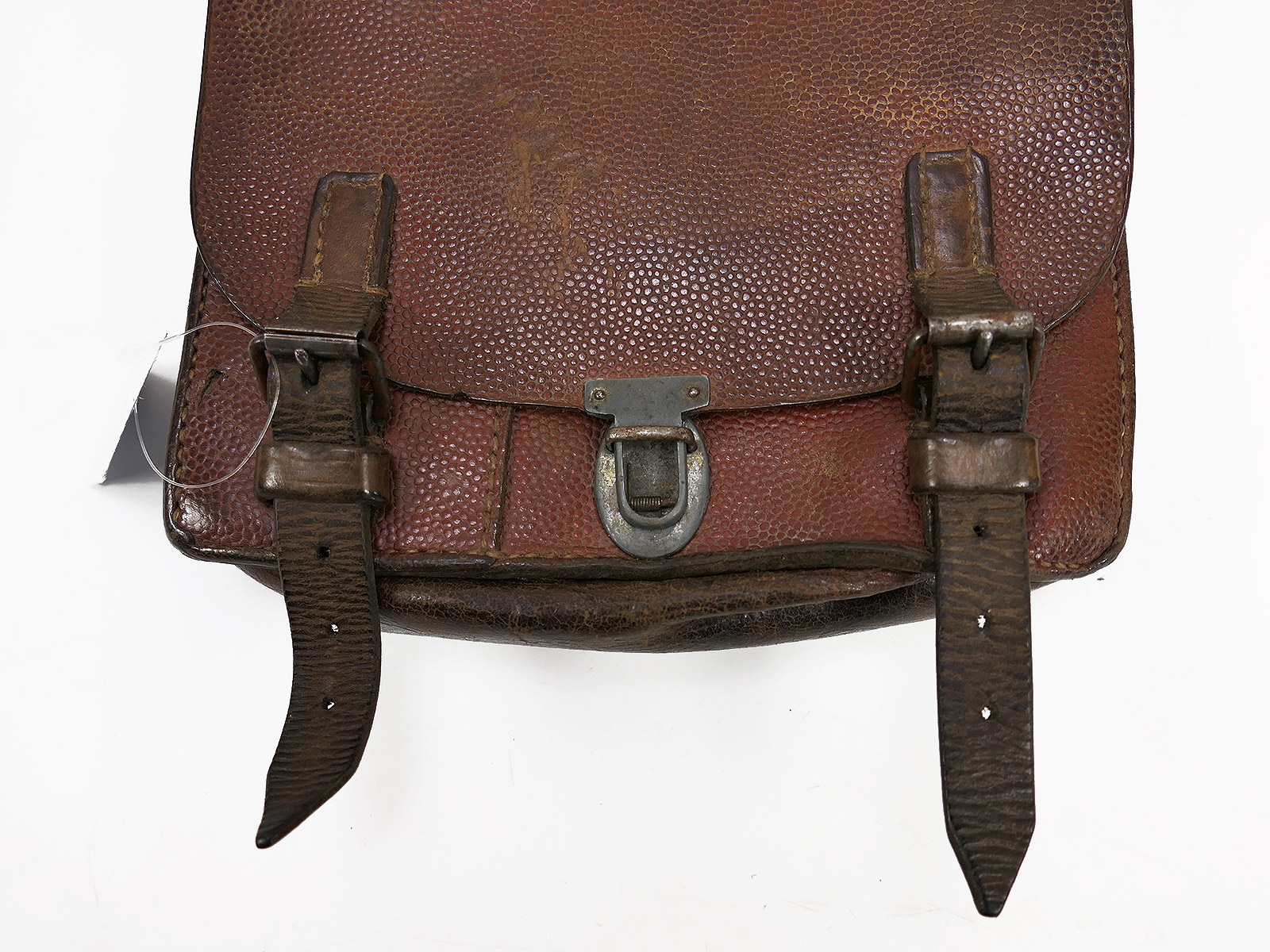 Wehrmacht / Luftwaffe Kartentasche Leder braun RBNr. Meldetasche COLLECTION