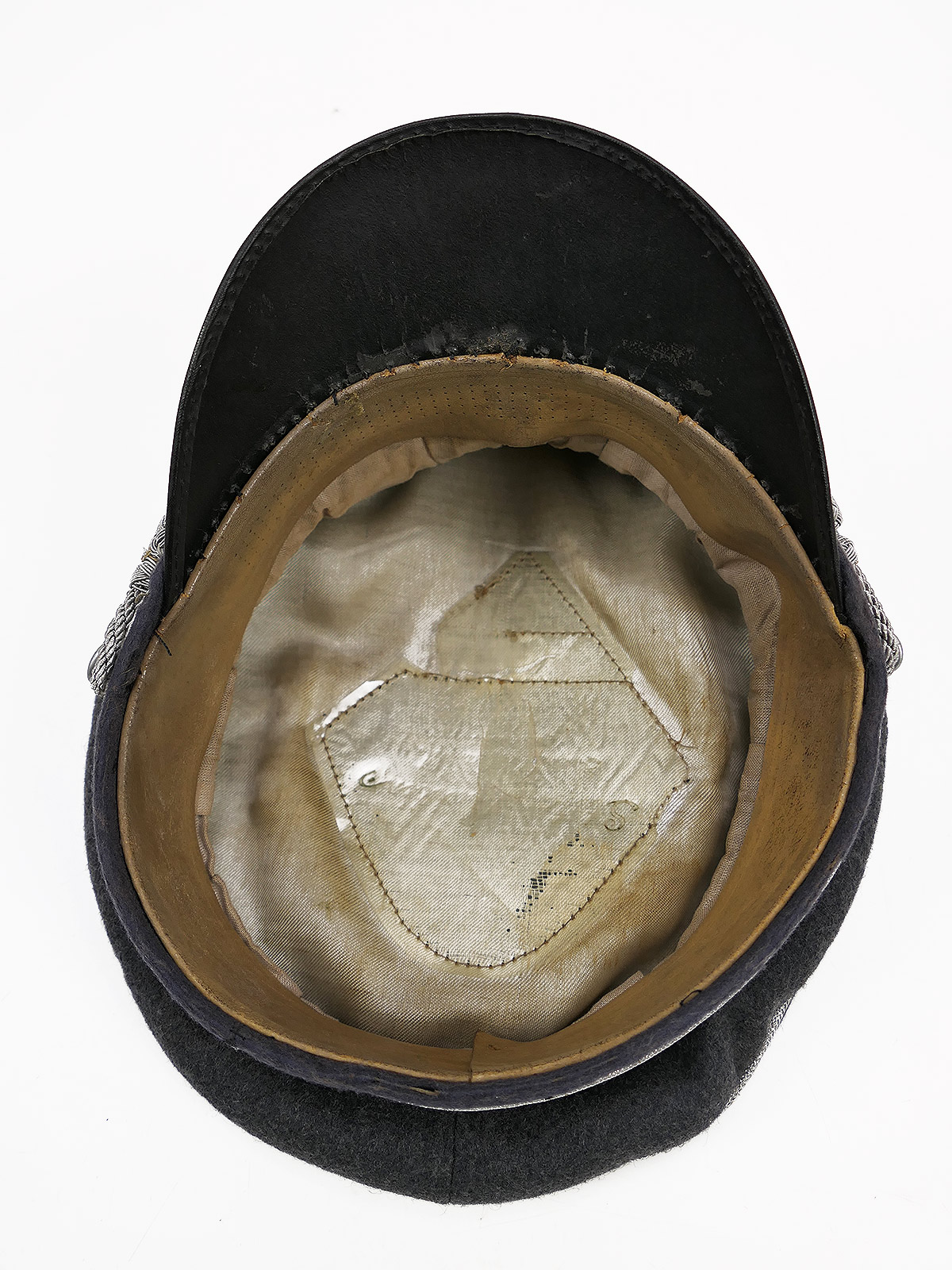 Original LUFTWAFFEN Schirmmütze Offizier mit handgestickten Effekten COLLECTION