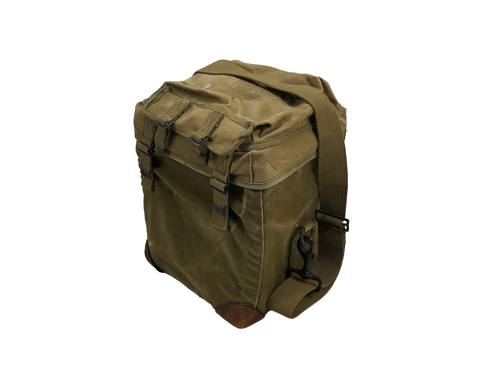 Original U.S. Signal Corps Frequency Meter BC-221 mit Tasche Collection BATTLE WORN 