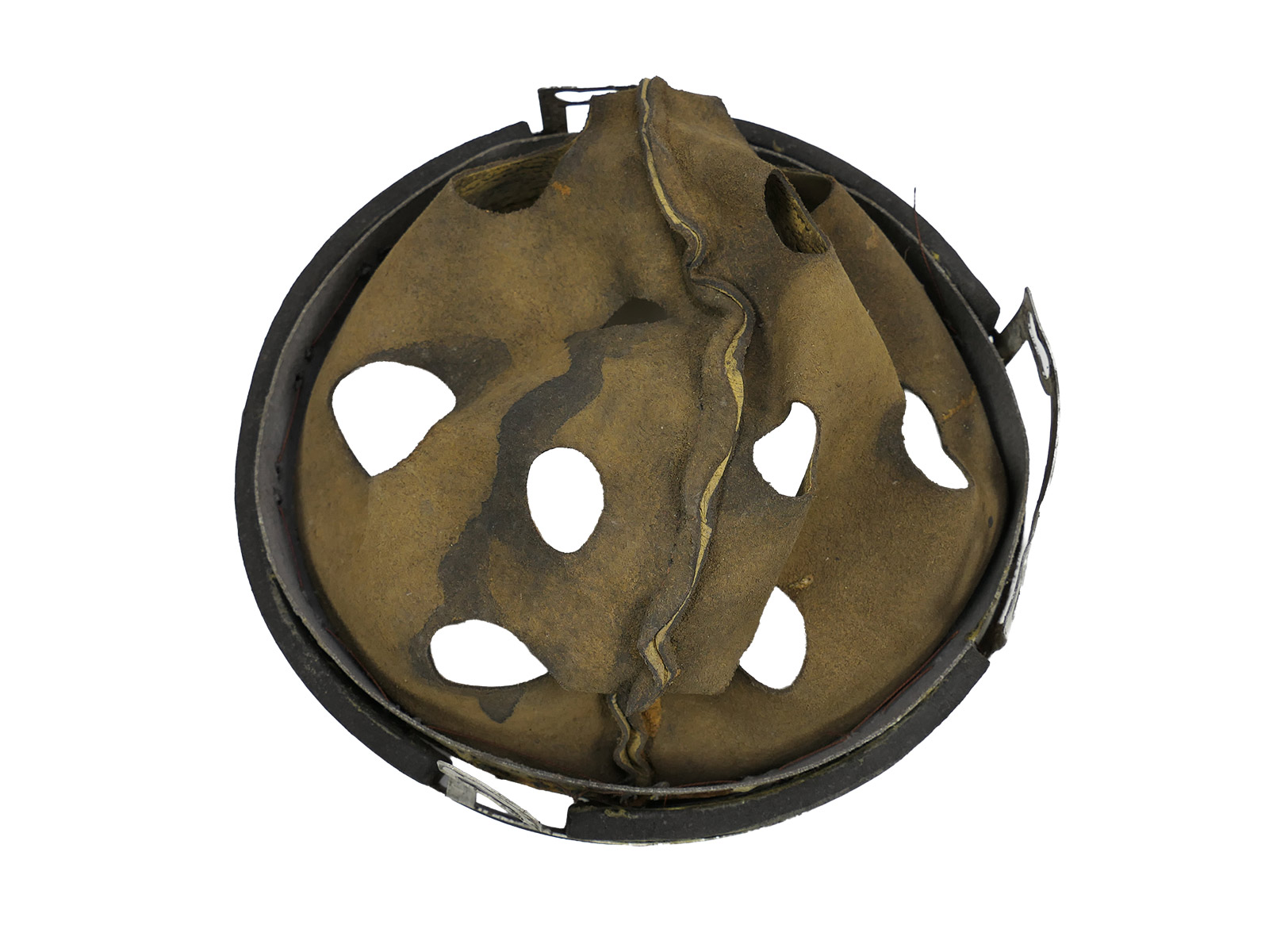 Liner Helmfutter Fallschirmjägerhelm M38 Stahlhelm Innenfutter BATTLE WORN