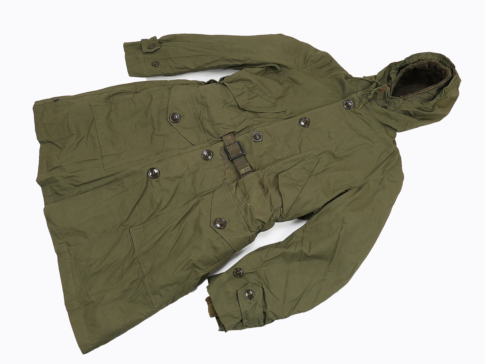 US ARMY M-1947 Cold Winter Parka Overcoat SHELL PARKA M47 mit Liner Innenfutter 40s-50s RARE