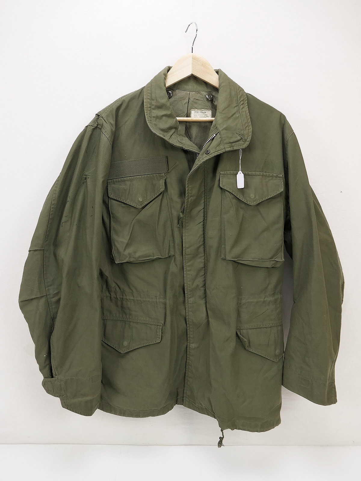 Original US M1951 Field Jacket oliv M51 Feldjacke Korea Vietnam um 1968 datiert Size Medium