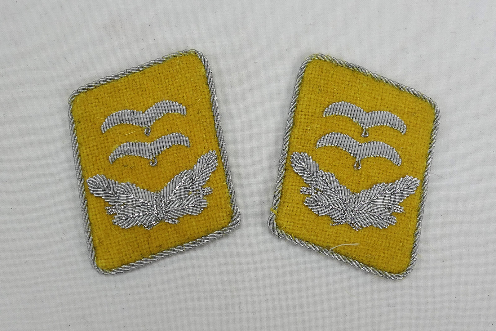 WW2 Luftwaffe Kragenspiegel Oberleutnant LW Fallschirmjäger
