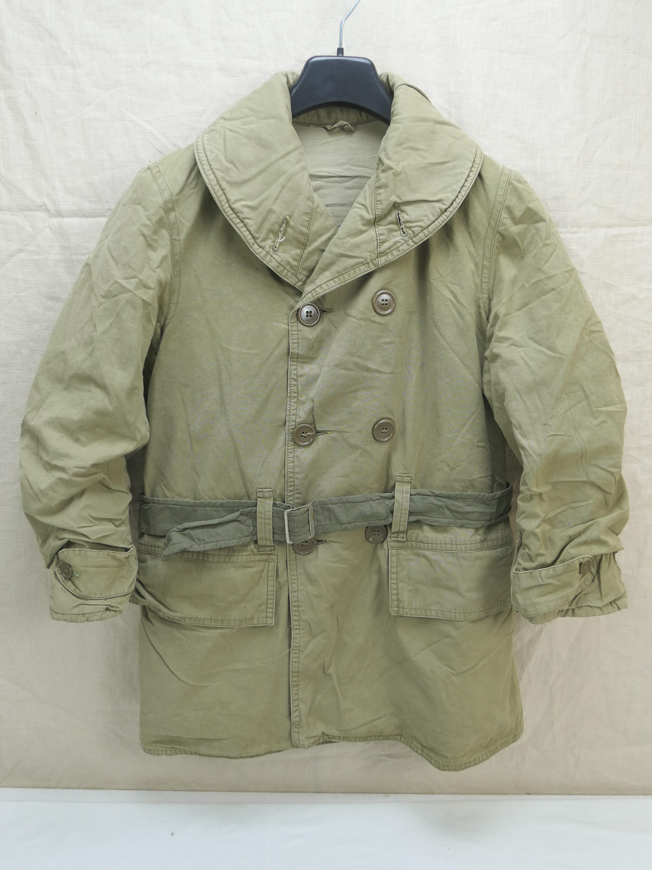 ORIGINAL US WW2 Mackinaw Jacket winter over coat Jeep Jacke Mantel Gr.Small