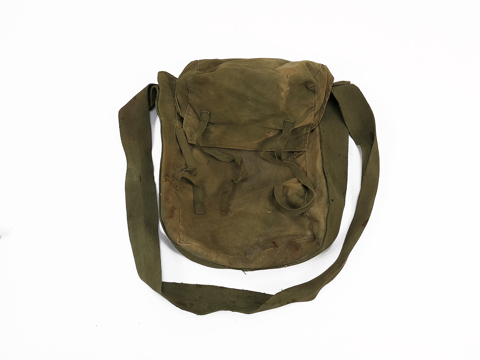 RARE Original US Army WW2 Airborne Demolition Satchel Bag 1944 / Collection BATTLE WORN 