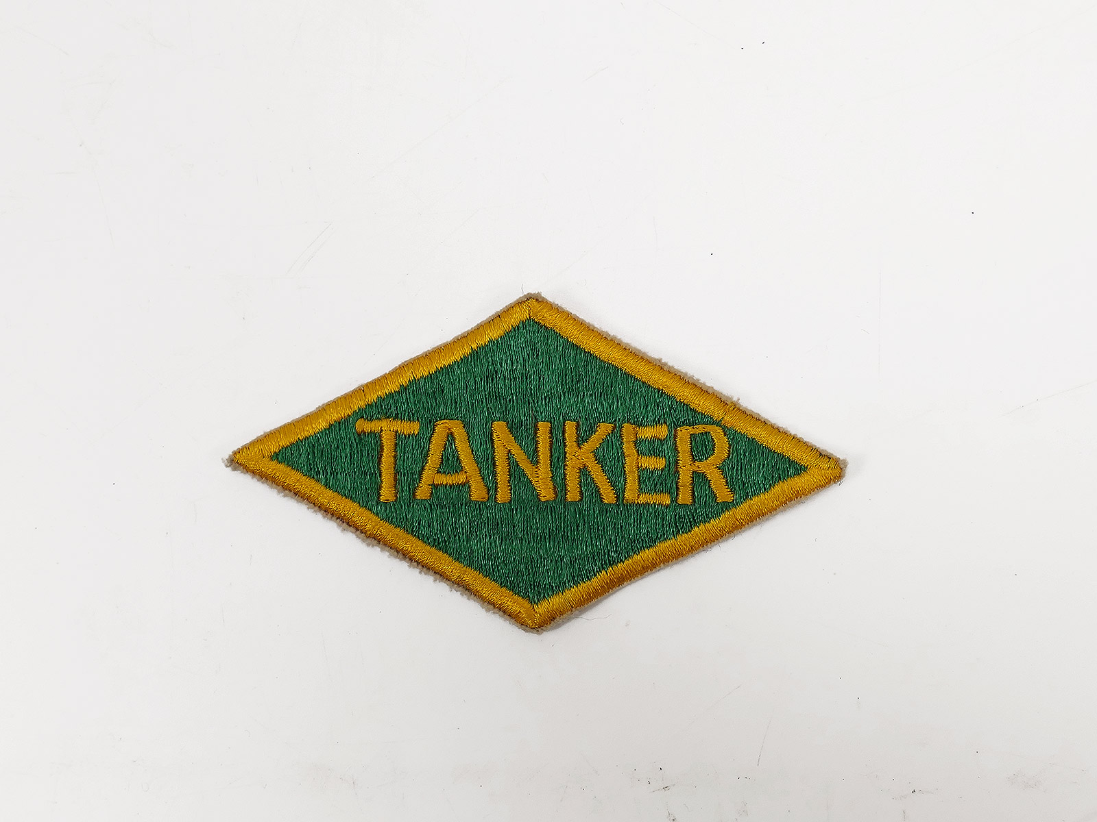 US ARMY WW2 Abzeichen Badge Uniform Patch TANKER Qualification Patch Diamond