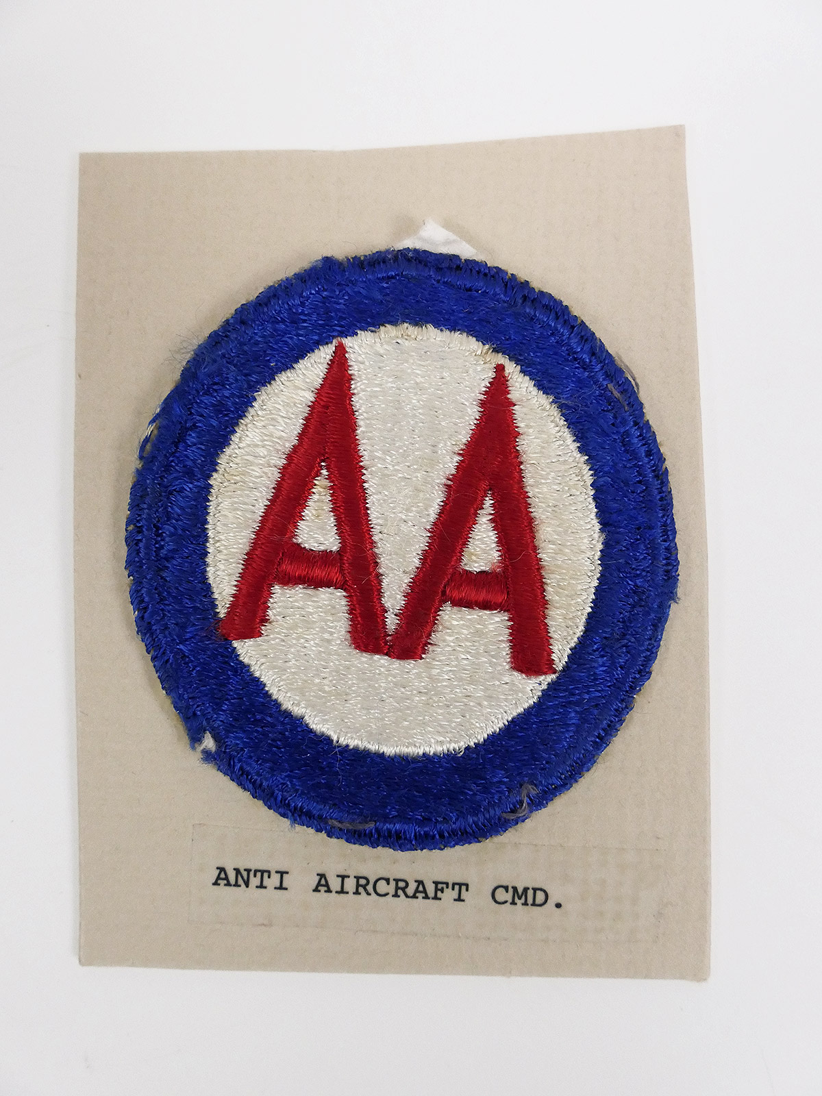 Original US ARMY WW2 Abzeichen Badge Anti Aircraft Command Patch - U.S. Command / Special Units