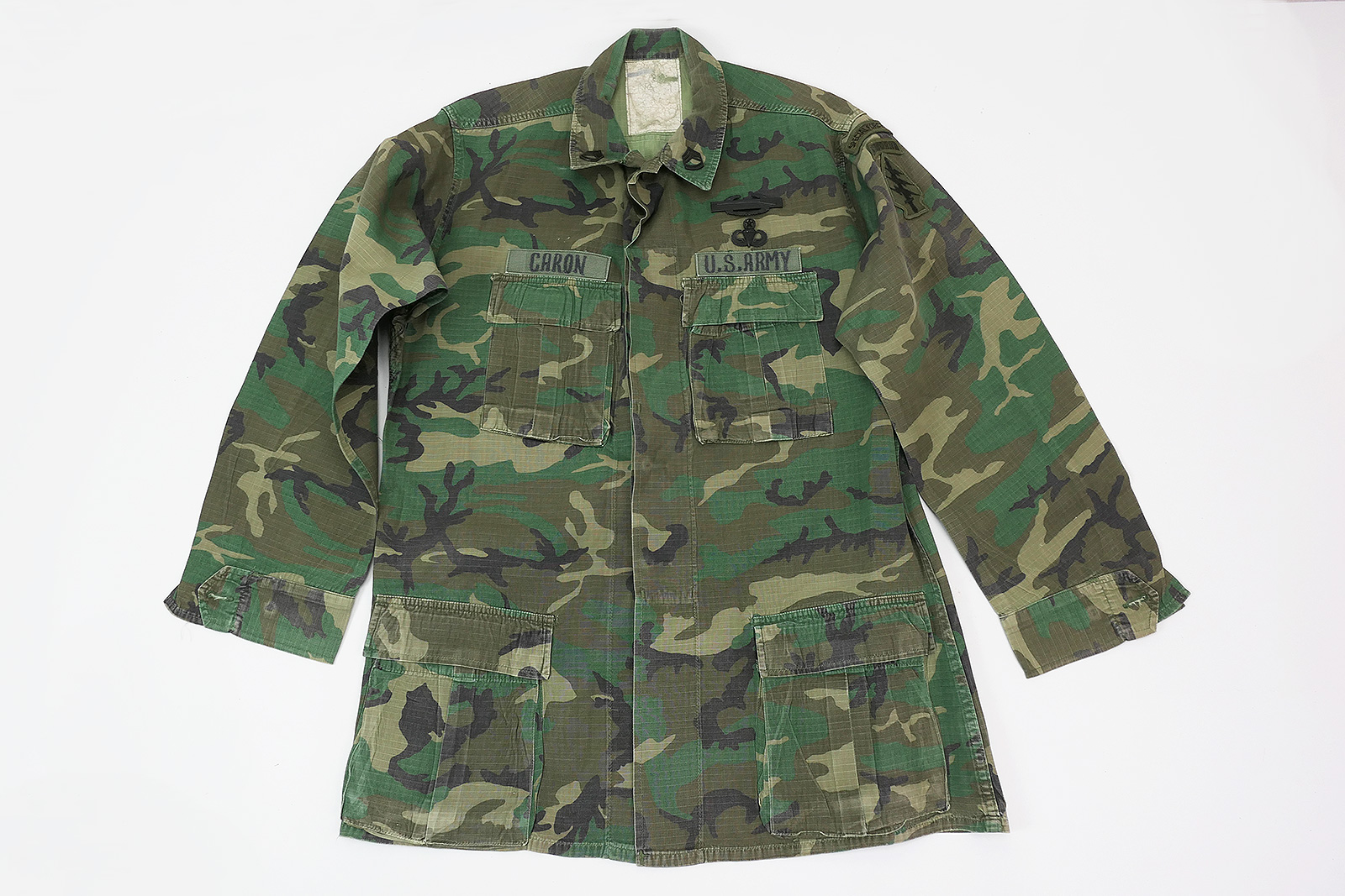 US Army Feldhemd BDU 1960-70`s Vietnam Medium Camouflage