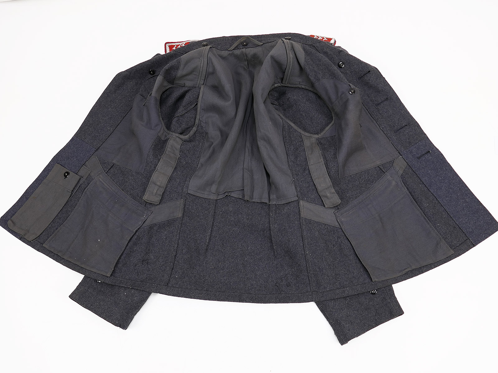 WK2 Original Luftwaffe Fliegerbluse Wachtmeister FLAK ARTILLERIE Uniform COLLECTION BATTLE WORN
