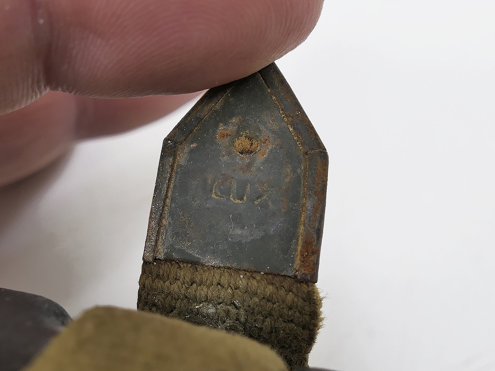 Wehrmacht DAK Afrikakorps Feldflasche Kokosnuss Tropen H.R.E.42 mit Becher COLLECTION BATTLE WORN