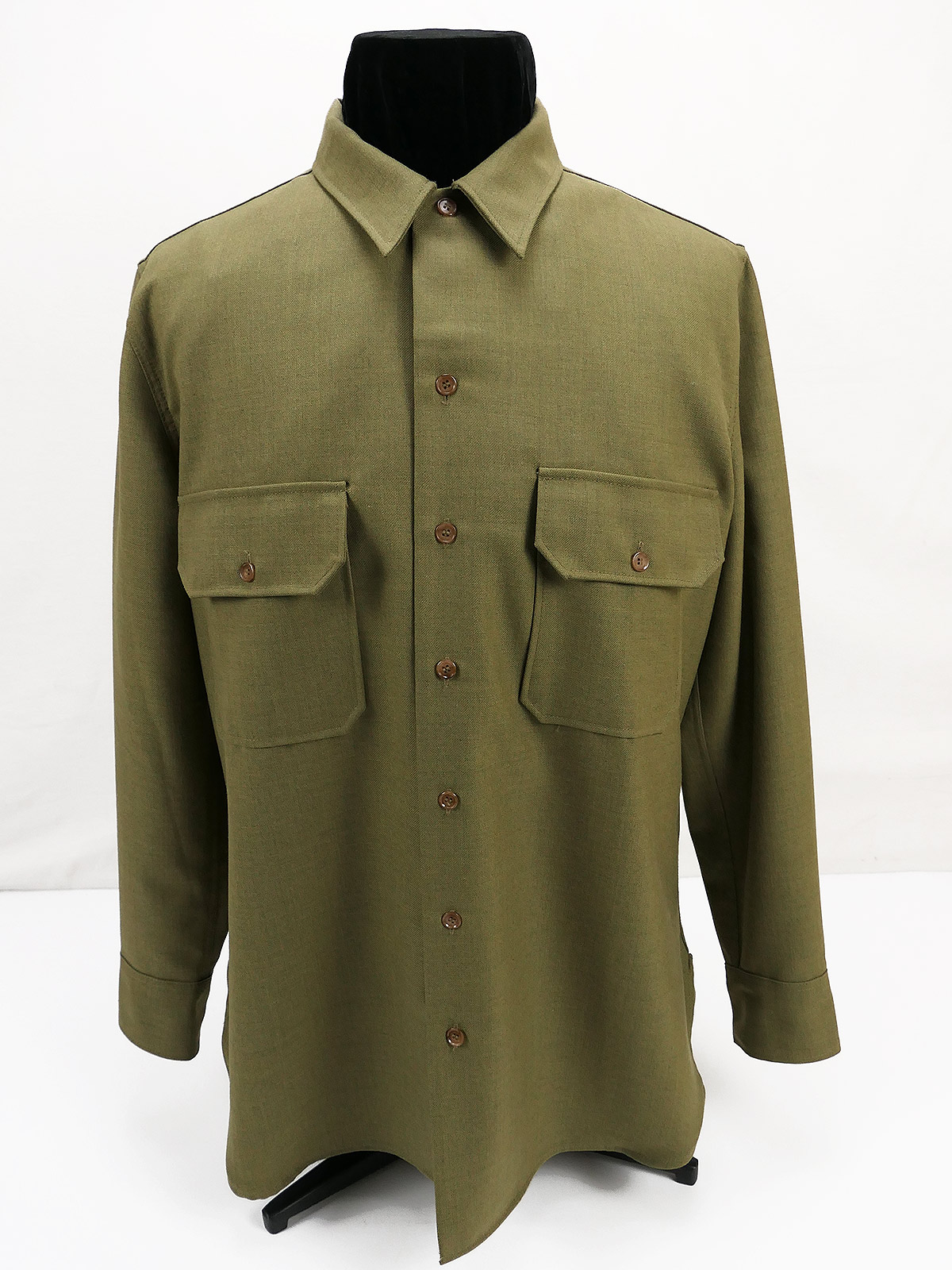 US Army Feldhemd M37 Wolle senfbraun für Mannschaften Top Repro (DBrab)
