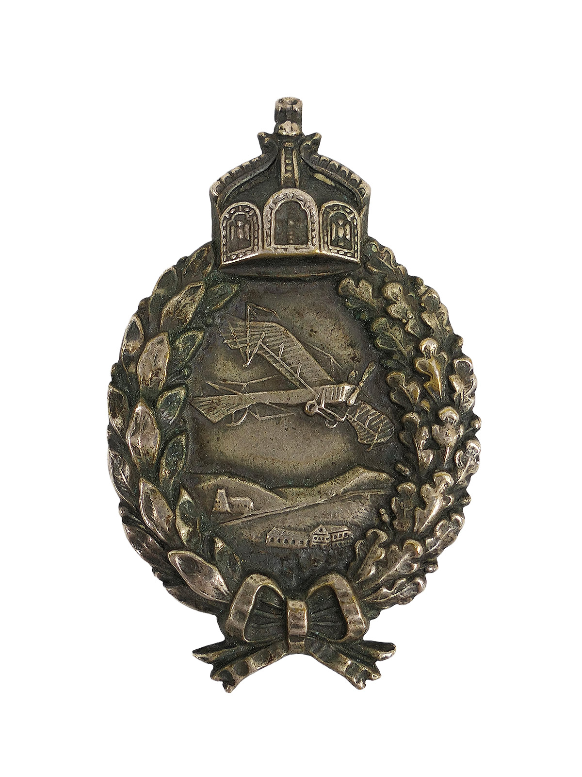 WW1 Preußen Original  Militär-Flugzeugführerabzeichen C.E. Juncker Berlin