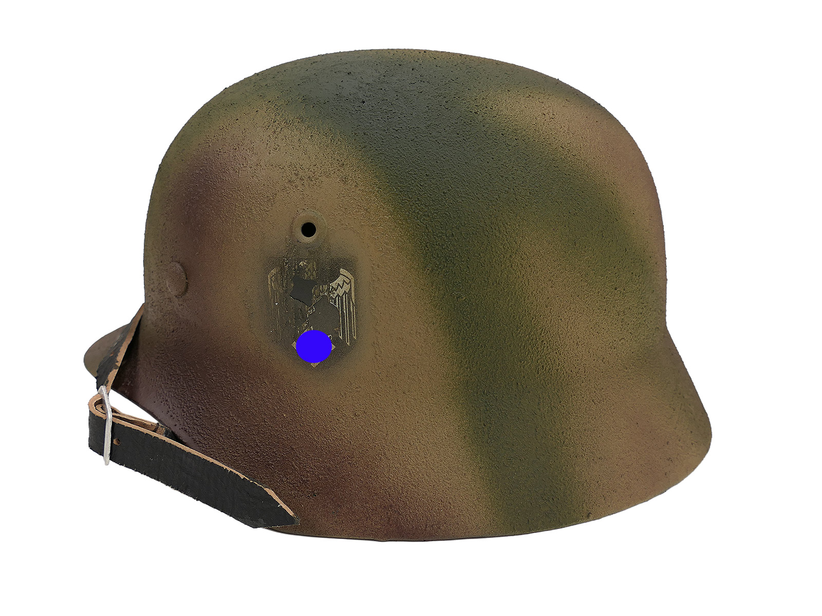 #91 Wehrmacht Normandie camouflage SD Stahlhelm M35 M40 Rauhtarn Tarnhelm Gr.59/60 