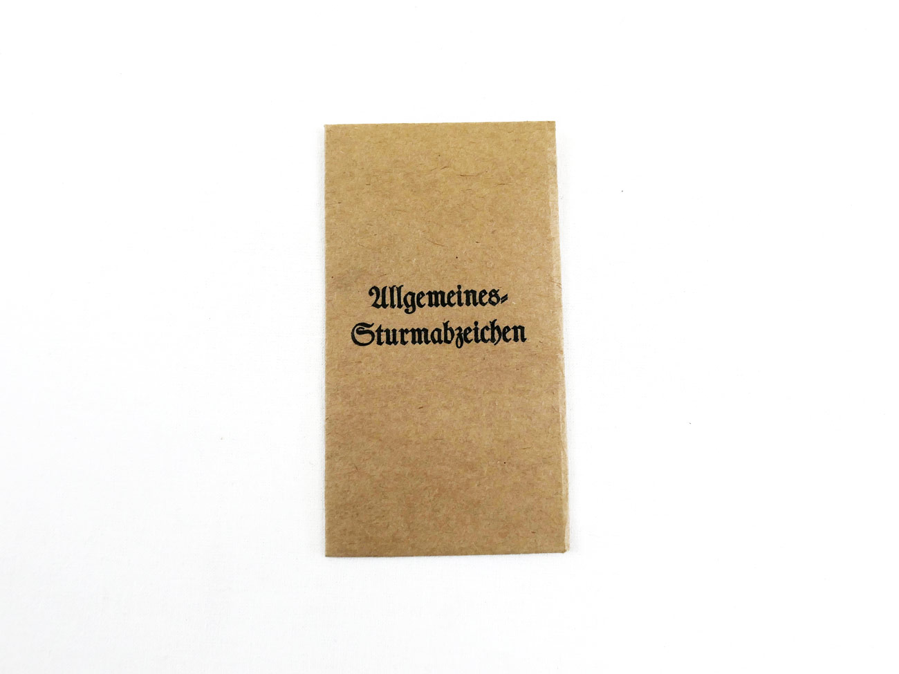 Verleihungstüte für Allgemeines Sturmabzeichen (418)