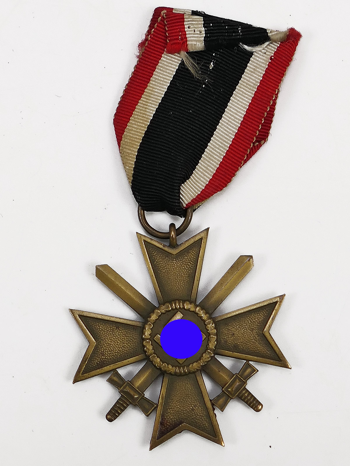 Original Kriegsverdienstkreuz 2.Klasse mit Schwertern KVK 1939 Hersteller 65 mit Band 