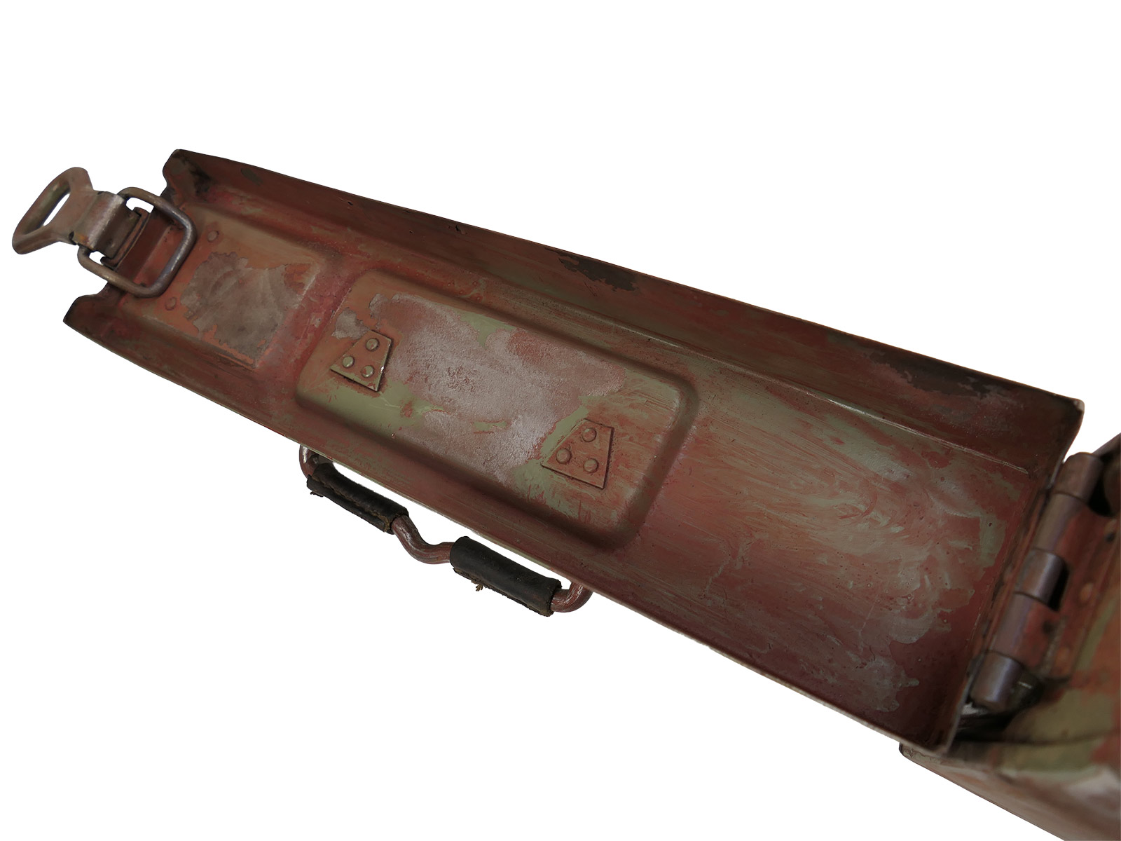 #2/ Typ Wehrmacht MG 34/42 Patronenkasten 41 Gurtkasten BATTLE WORN