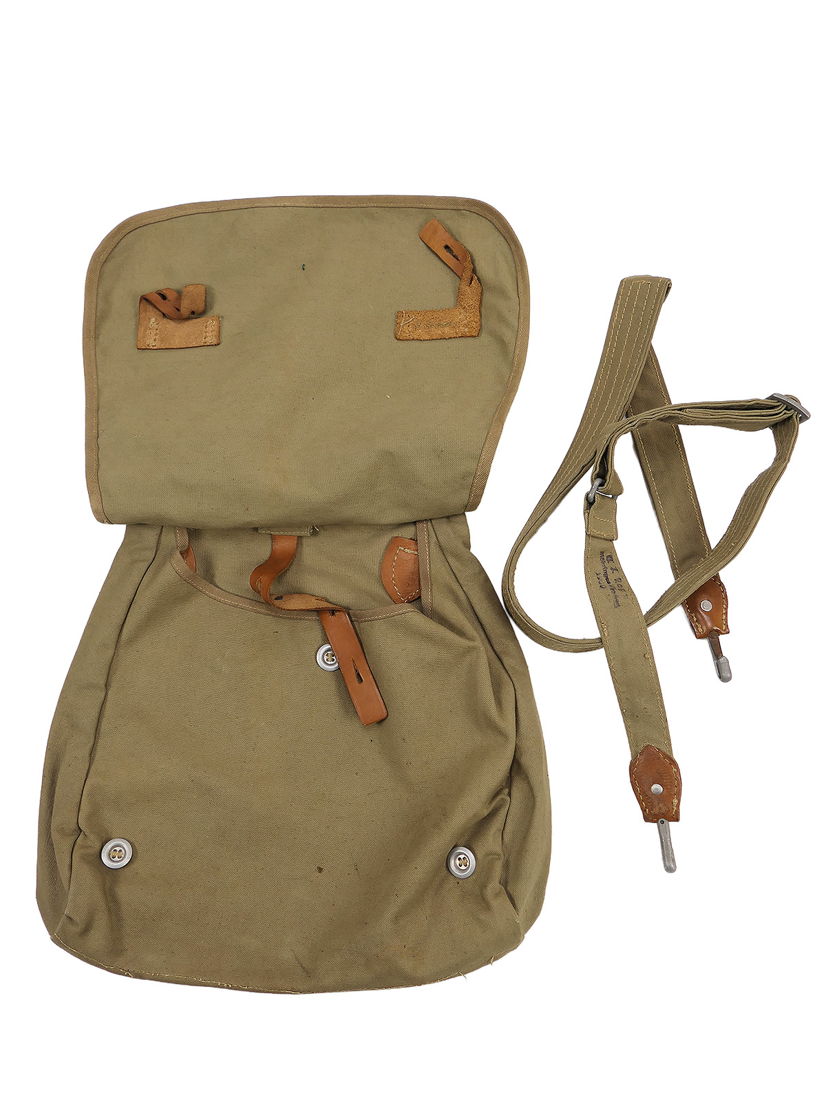 Vintage Brotbeutel mit Riemen Trageriemen COLLECTION