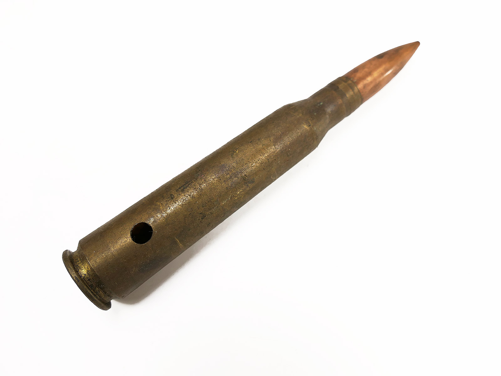 1x Russland Deko Munition Kaliber 12.7mm Patrone Schuss Russisch