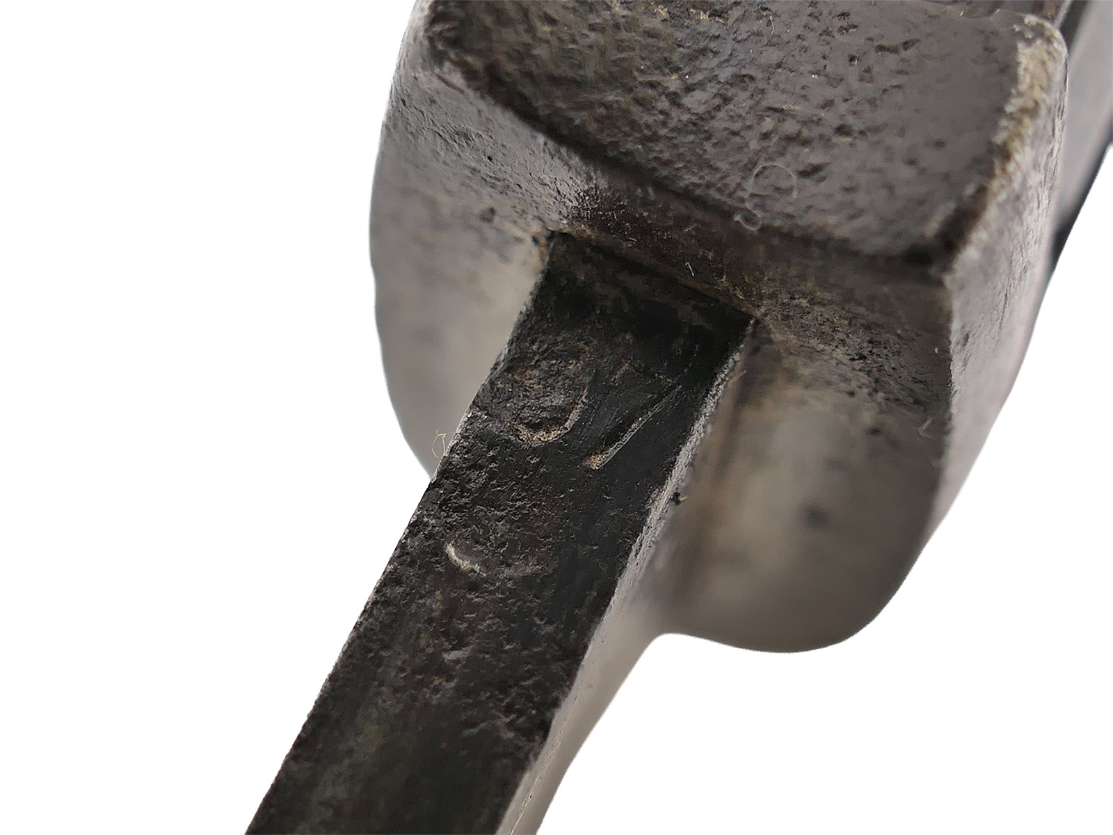 Wehrmacht Bajonett M84/98 K98 / Seitengewehr S/155 mit Koppelschuh BATTLE WORN
