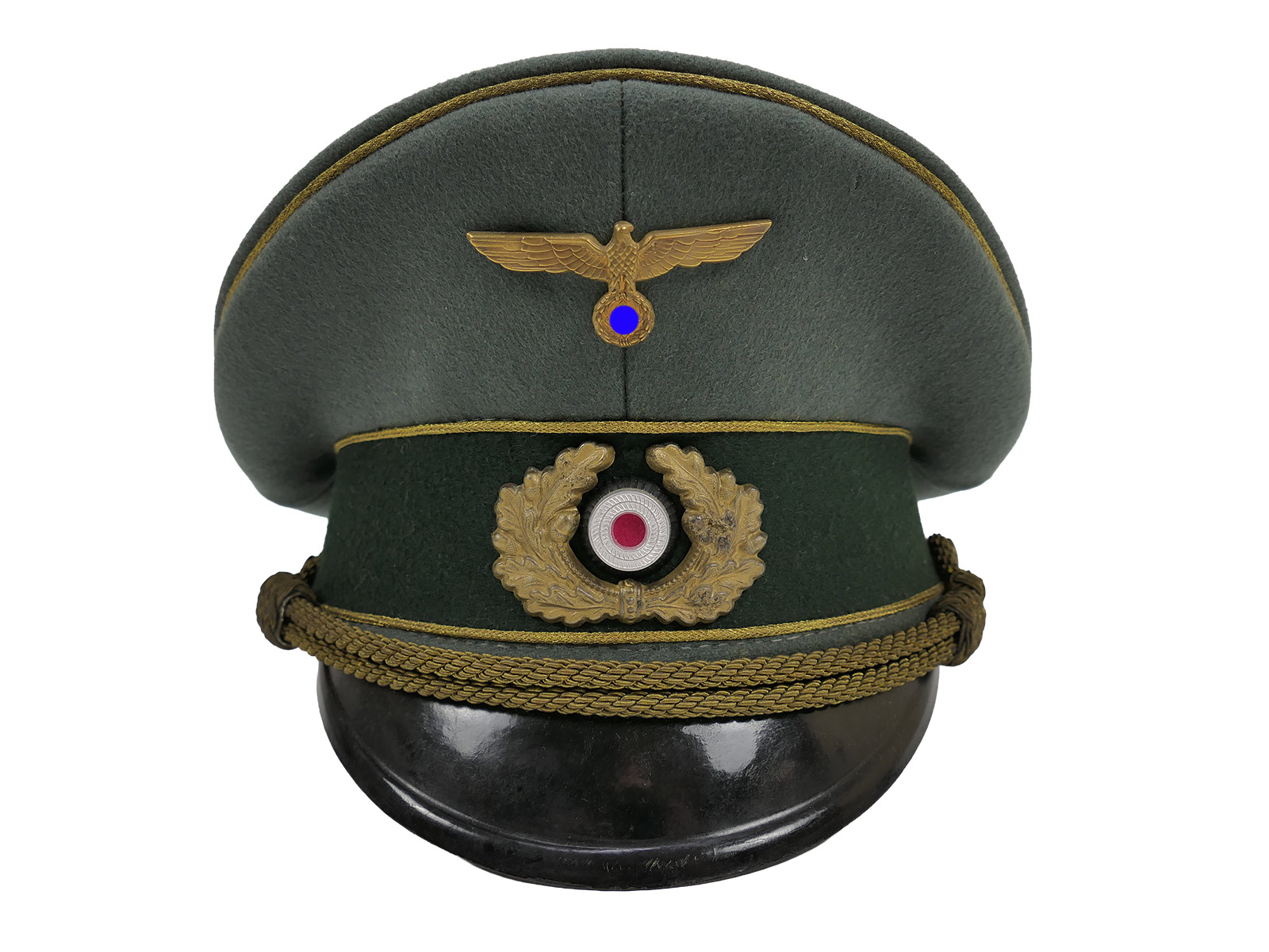 Antike Wehrmachts Schirmmütze General Gr.58 mit Top Patina COLLECTION BATTLE WORN